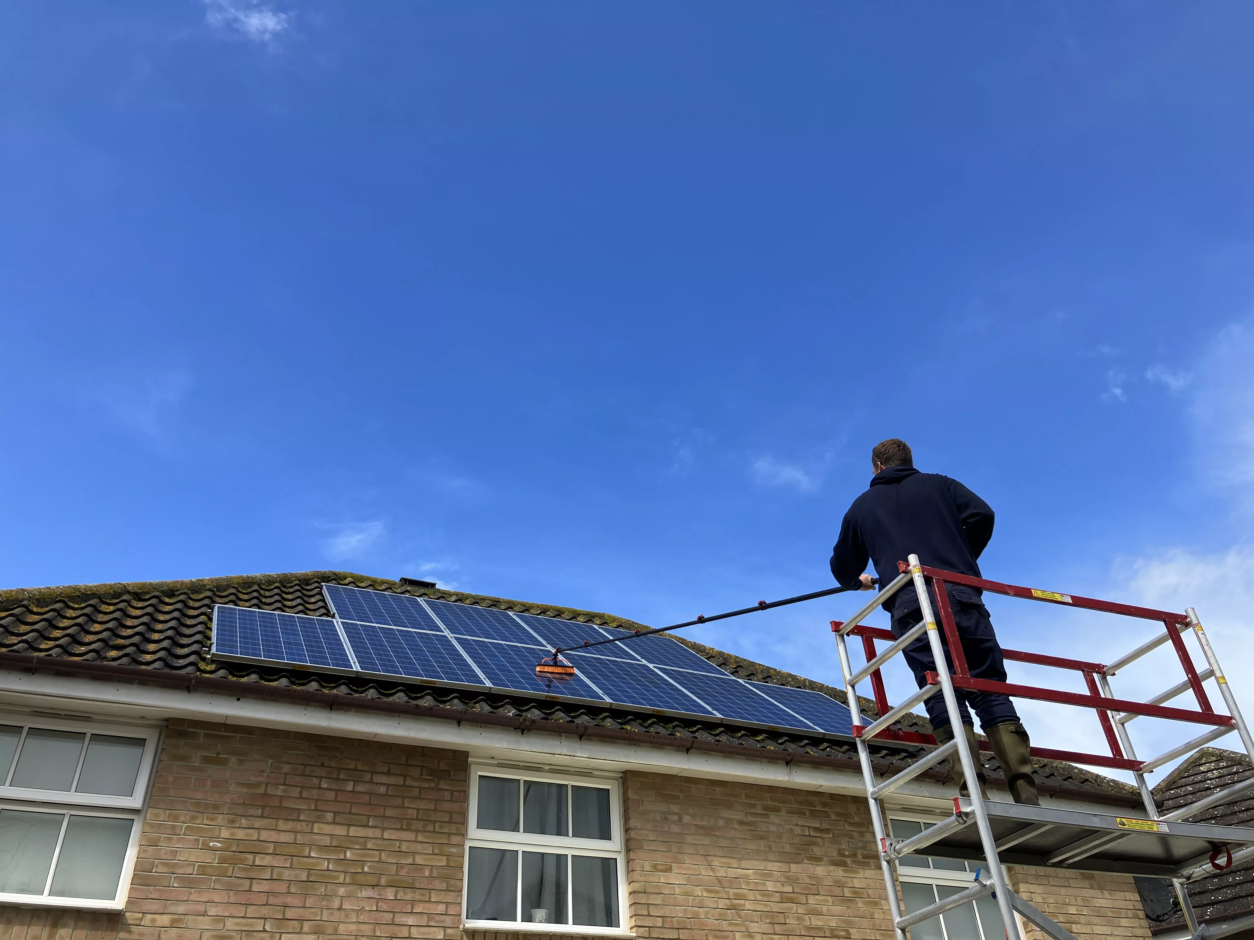 Solar Panel Cleaning in Ely