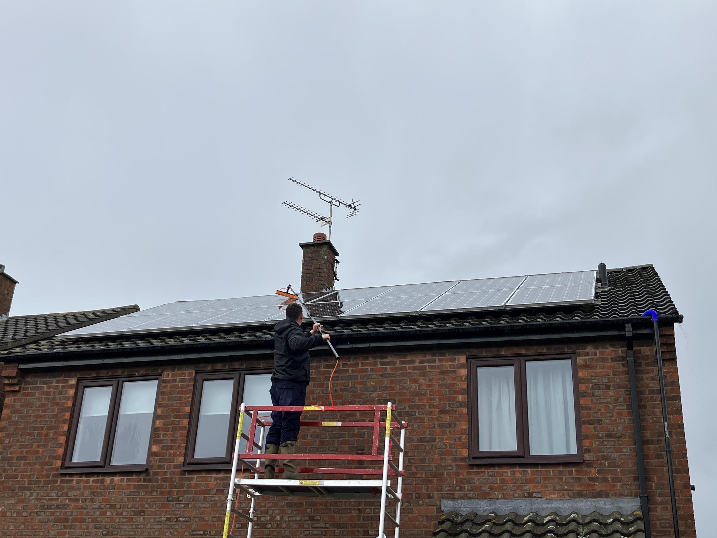 Residential Solar Panel Cleaning Service Cambridgeshire